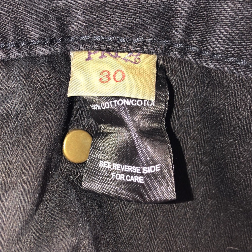 PRPS Slim Straight Fit Distress Black Jeans - Picture 8 of 8